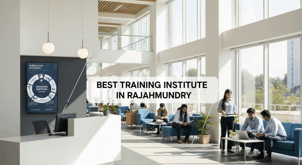 Best training institute in Rajahmundry providing software, digital marketing, and IT courses with expert trainers and placement assistance