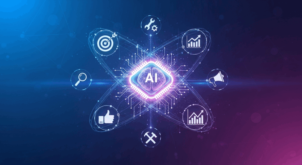 Free AI tools for digital marketing helping marketers create content, optimize campaigns, and boost online performance